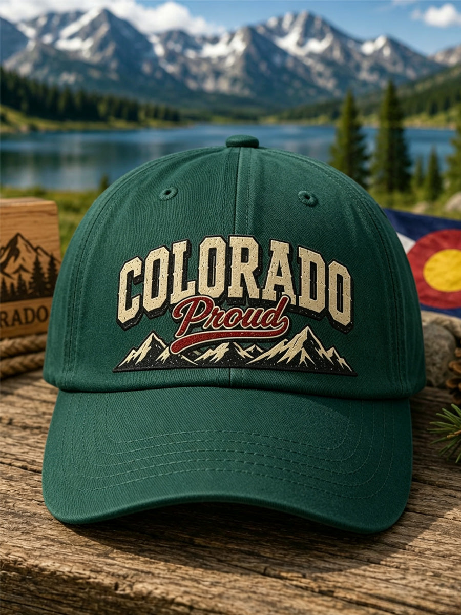 Retro Print Baseball Cap