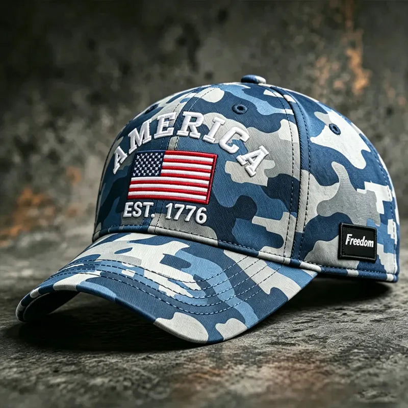 Unisex Casual 250Th Anniversary Celebration Of The Founding Of The United States Personalized Printed Duckbill Cap