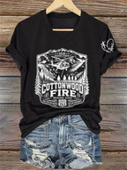 V-Neck Retro 2026 Beaver Strong Cottonwood Fire, Beaver, Utah - Pray For Our Heroes And Our Community Route 153 Print T-Shirt