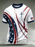 Men's Faith Casual Printed T-Shirt