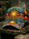 Unisex Vintage Australian-Style NAIDOC Art Print Casual Hat