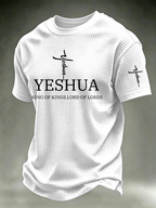 Men's “Faith” waffle knit T-shirts