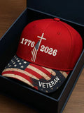CUnisex  Retro American Anniversary Printed Hat