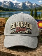 Retro Print Baseball Cap