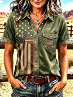 Ladies' 250Th Anniversary Western Faith Shirt