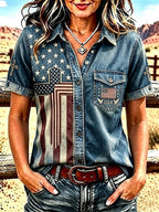 Ladies' 250Th Anniversary Western Faith Shirt