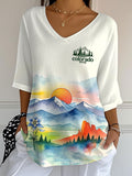 Women'S Colorado Printed Casual T-Shirt