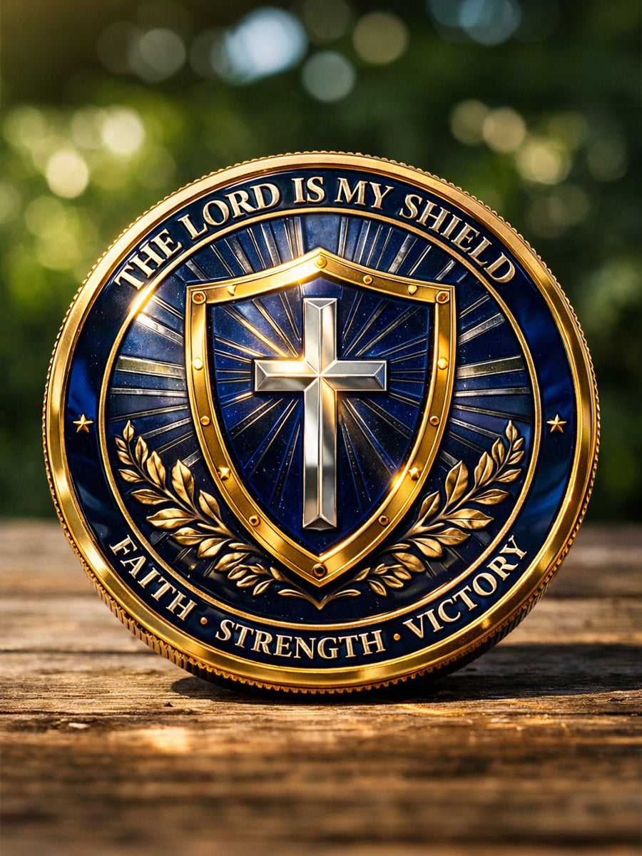 Faith & Strength Christian Challenge Coin