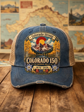Retro Colorado Environmental Protection Print Baseball Cap