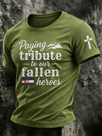 Men's Paying Tribute to Our Fallen Heroes T-shirt