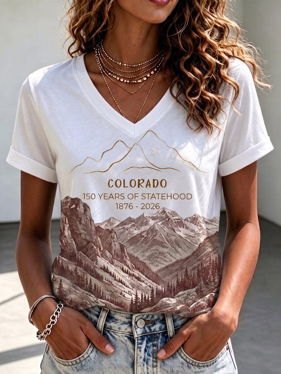 Women's Casual Colorado Strong T-shirt