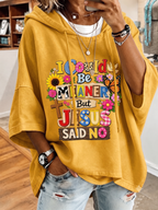 Women'S Retro Western Casual Printed Hoodie
