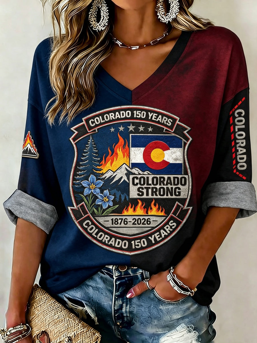 Women's Colorado Strong Printed Commemorative Short-Sleeve Shirt