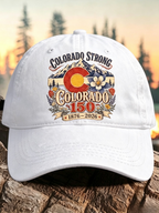 Retro Colorado Environmental Protection Print Baseball Cap