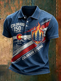 Men's Colorado Strong 150 Years Print Short-Sleeve Shirt