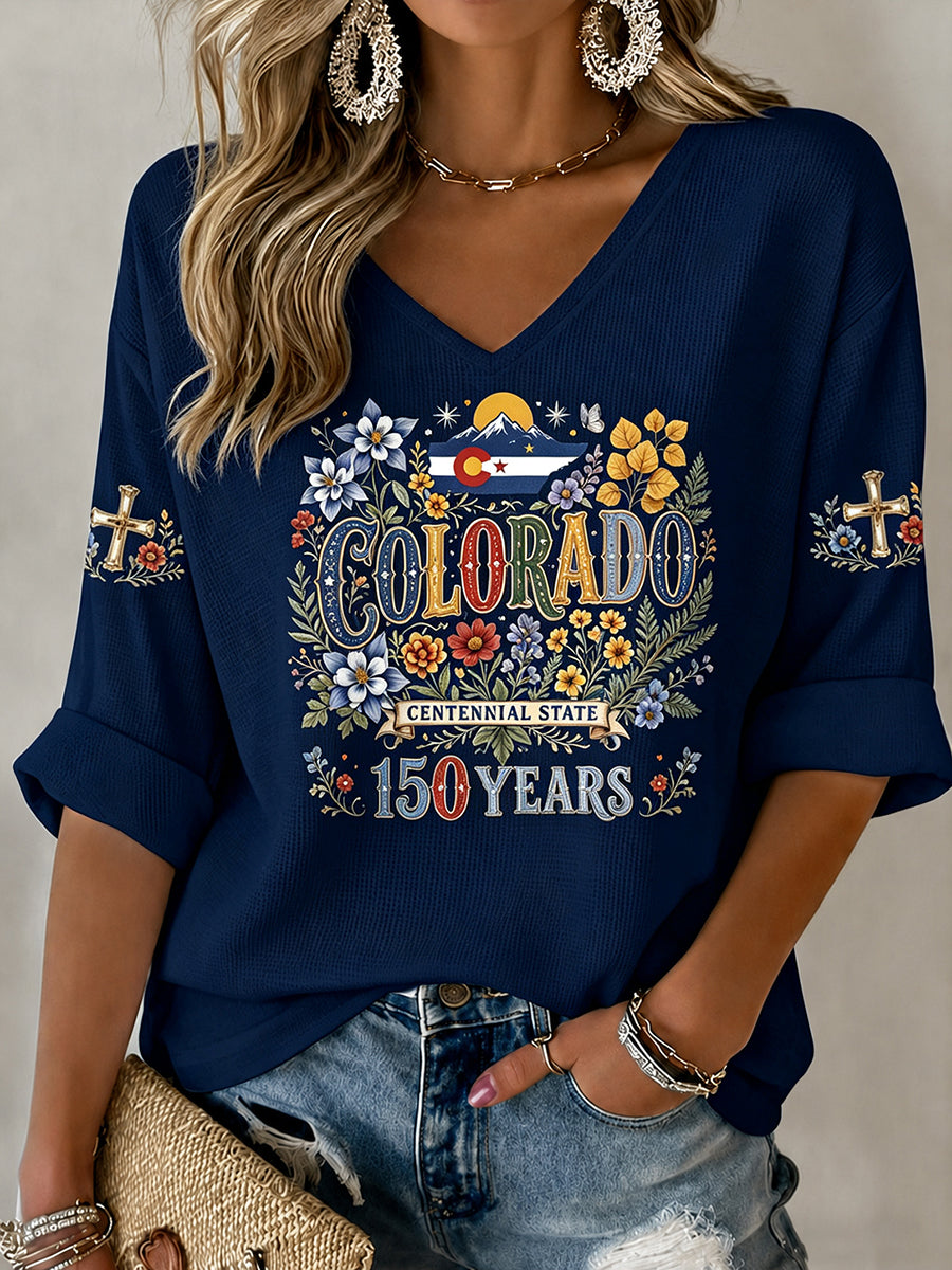 Women's Colorado Strong: Rising From Ashesen Printed T-Shirts