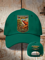 Retro Cottonwood Fire Fishlake National Forest, Beaver, Utah 2026 Print Baseball Cap