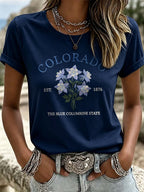 Women's Casual Colorado T-shirt