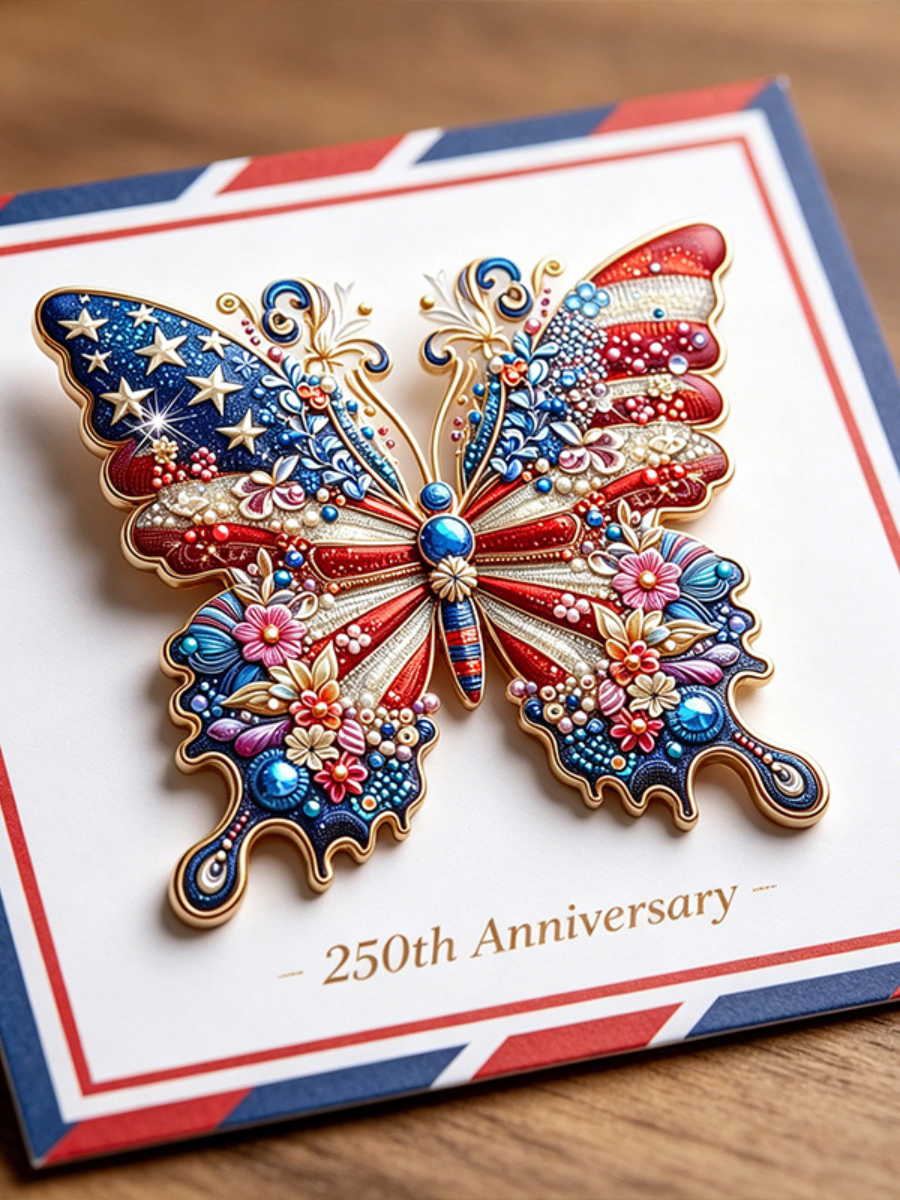 Unisex 250Th Anniversary Pin-Back Button