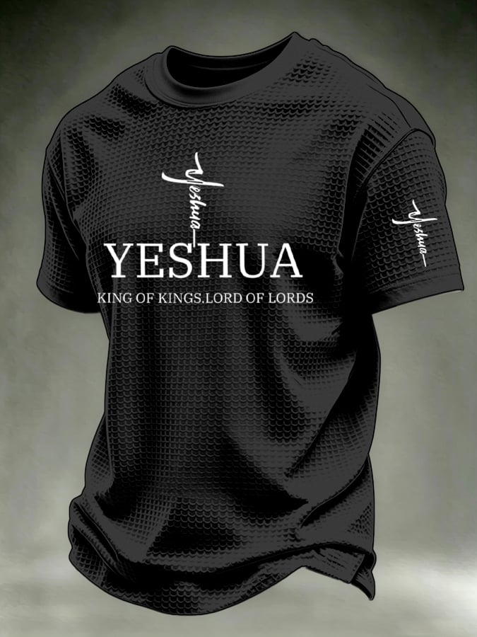 Men's “Faith” waffle knit T-shirts