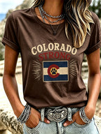 Women's COLORADO STRONG Print T-shirt
