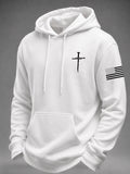 Men's Faith Printed Casual Hoodie