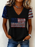 Women's Independence Day 250th Anniversary Printed T-shirt