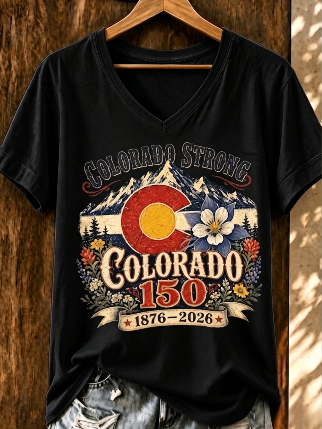 Women's Casual Colorado Strong T-shirt