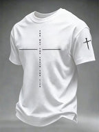 Men's Faith Printed Casual T-shirt