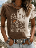 Women'S Faith Can Move Mountains T-Shirt