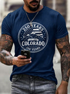 Male COLORADO STRONG Printed T-Shirt