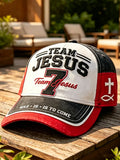 Unisex faith contrasting hat