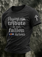 Men's Paying Tribute to Our Fallen Heroes T-shirt