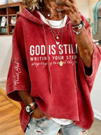 Women'S God is Still Writing Your Story Printed Hoodie