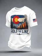 Men'S Colorado Strong: Rising From The Ashesn Printed T-Shirt