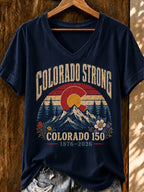 Women's Casual Colorado Strong T-shirt