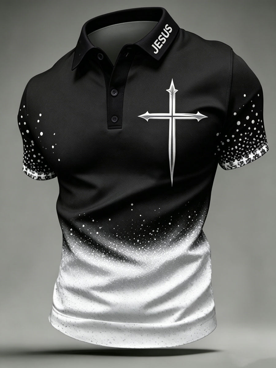 Men'S Faith Printed POLO Shirt