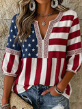 Women's 250th Anniversary Printed Casual Top