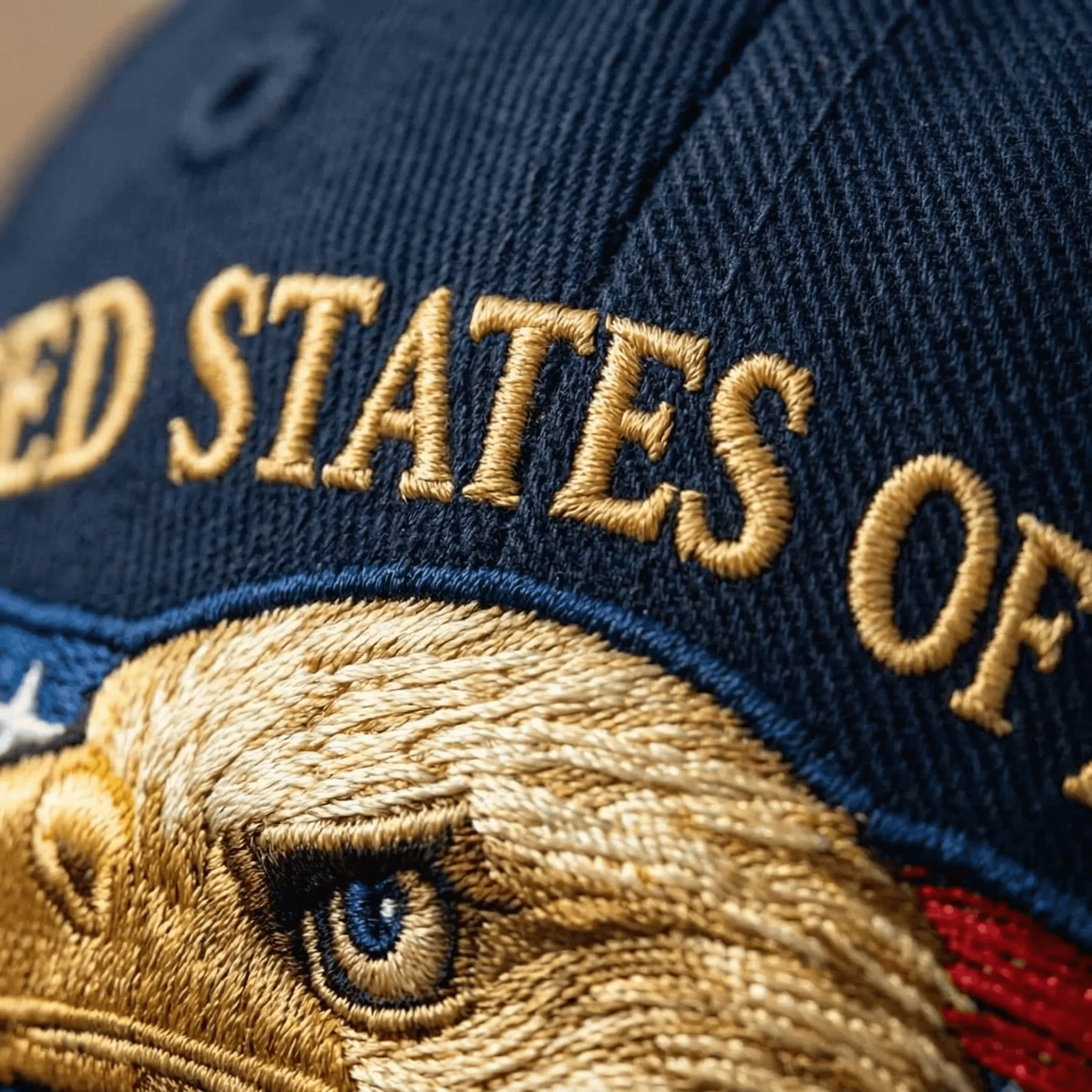 US 250th Anniversary American Eagle Hat - Embroidered Edition