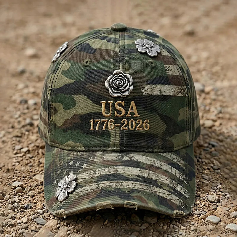 Unisex Casual 250Th Anniversary Celebration Of The Founding Of The United States Personalized Printed Duckbill Cap