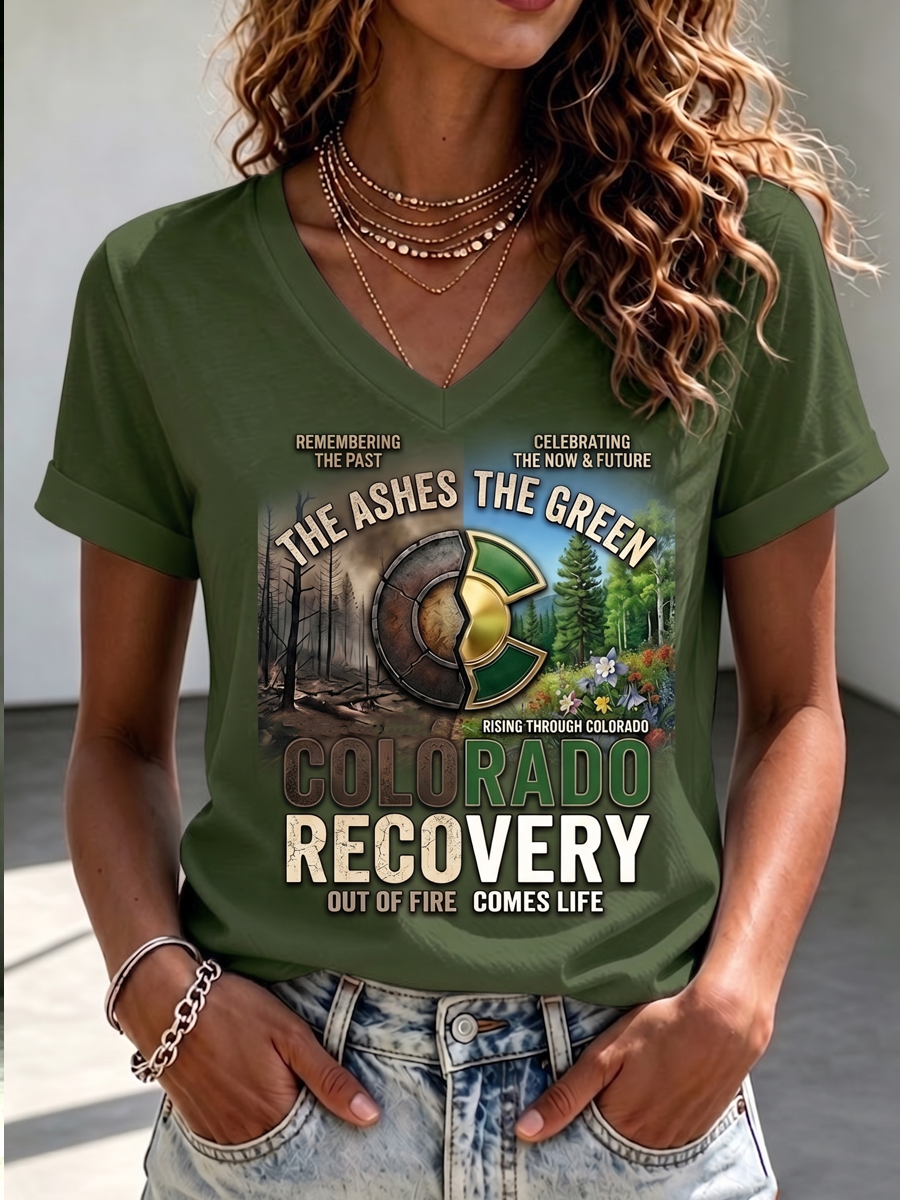 Women's Casual Colorado Strong T-shirt