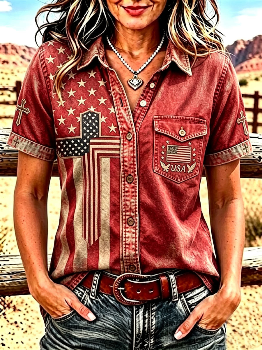 Ladies' 250Th Anniversary Western Faith Shirt