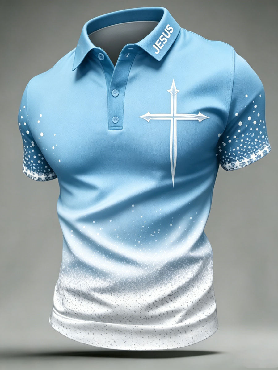 Men'S Faith Printed POLO Shirt