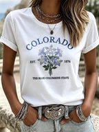 Women's Casual Colorado T-shirt