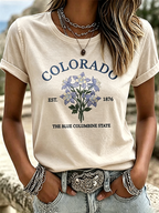 Women's Casual Colorado T-shirt