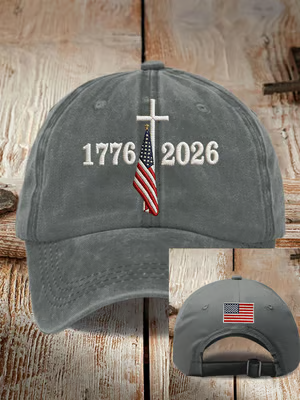 Unisex Retro 250th Anniversary Printed Hat