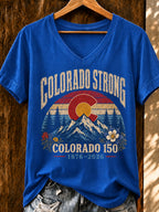 Women's Casual Colorado Strong T-shirt