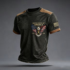 Men'S Round Neck Short Sleeved T-Shirt