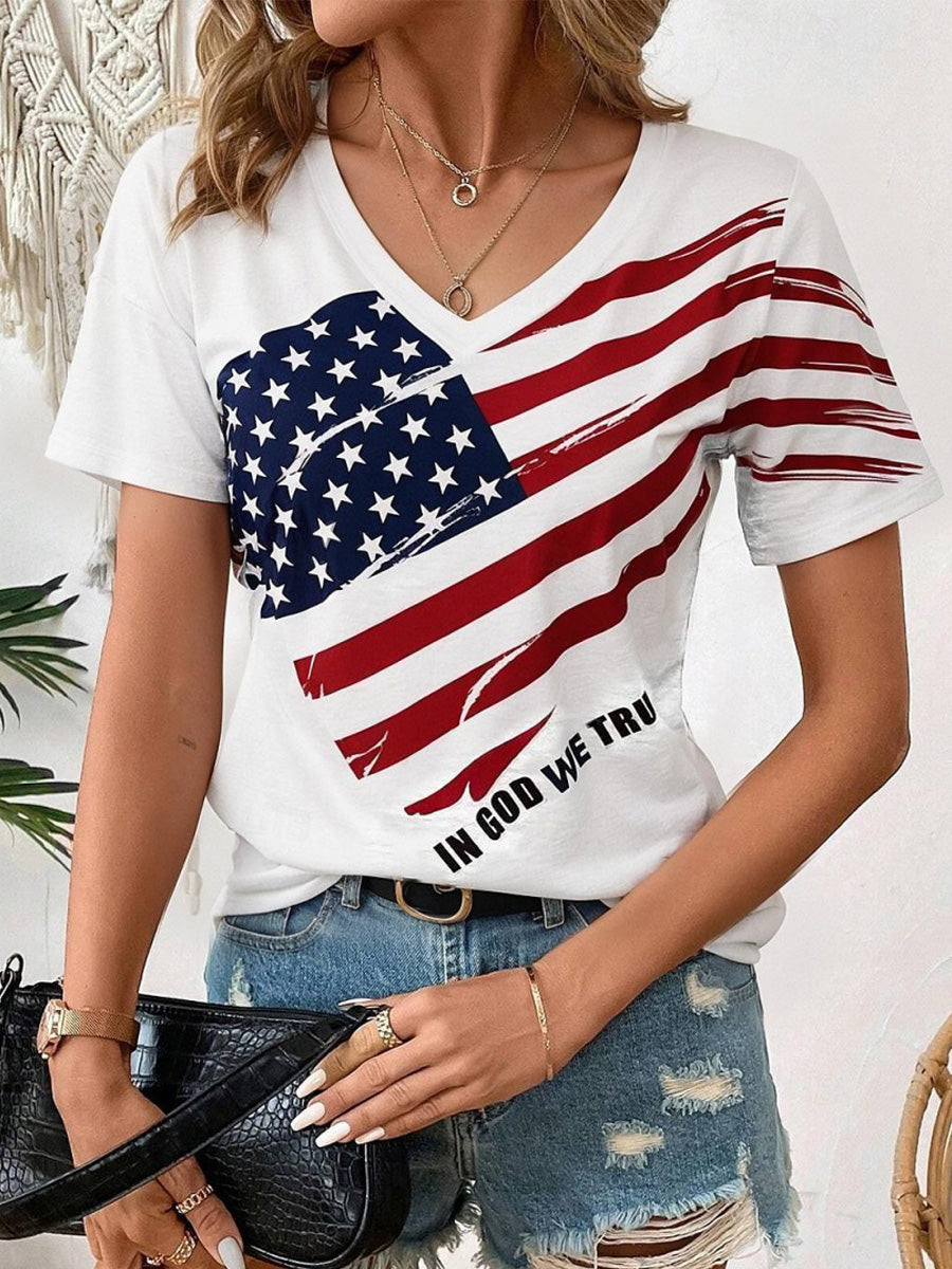 Women's In God We Trust Print T-Shirt