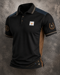 Men's Retro Western Faith Print POLO